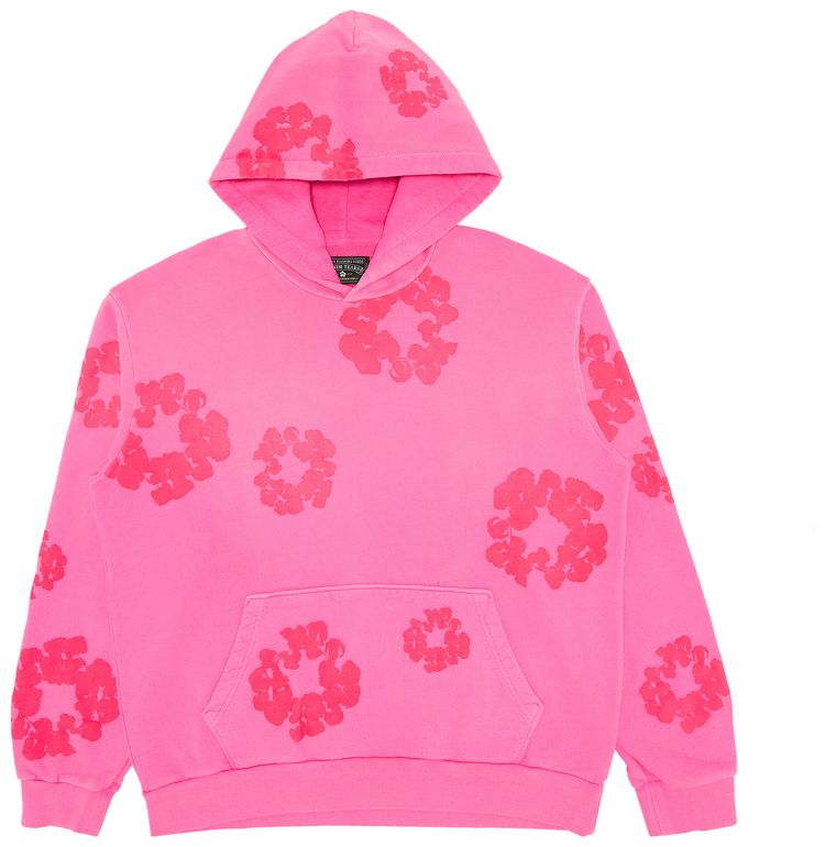 Denim Tears Mono Cotton Wreath Hoodie Pink
