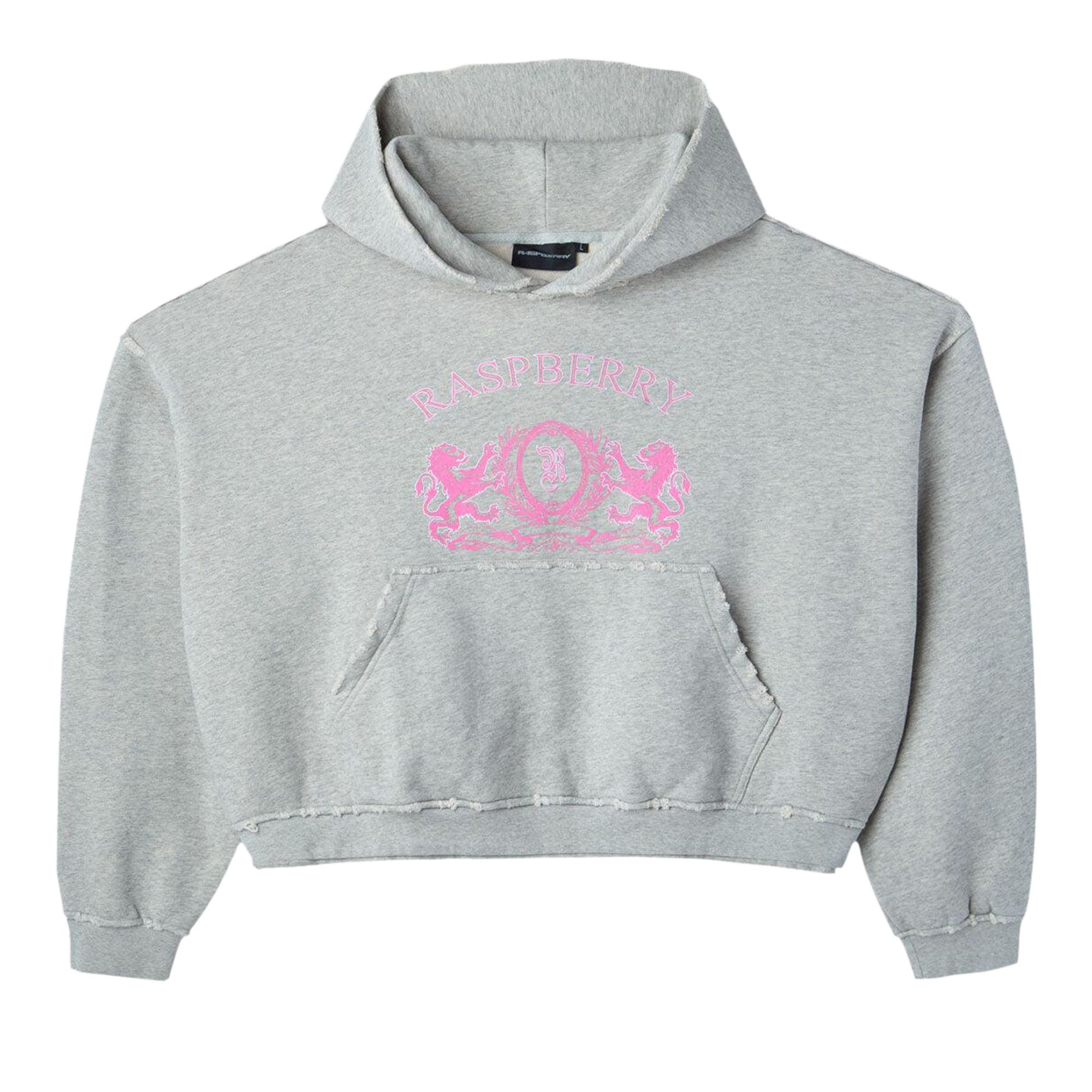 Buy GV Gallery Raspberry Crest Hoodie 'Heather Grey' - 11850