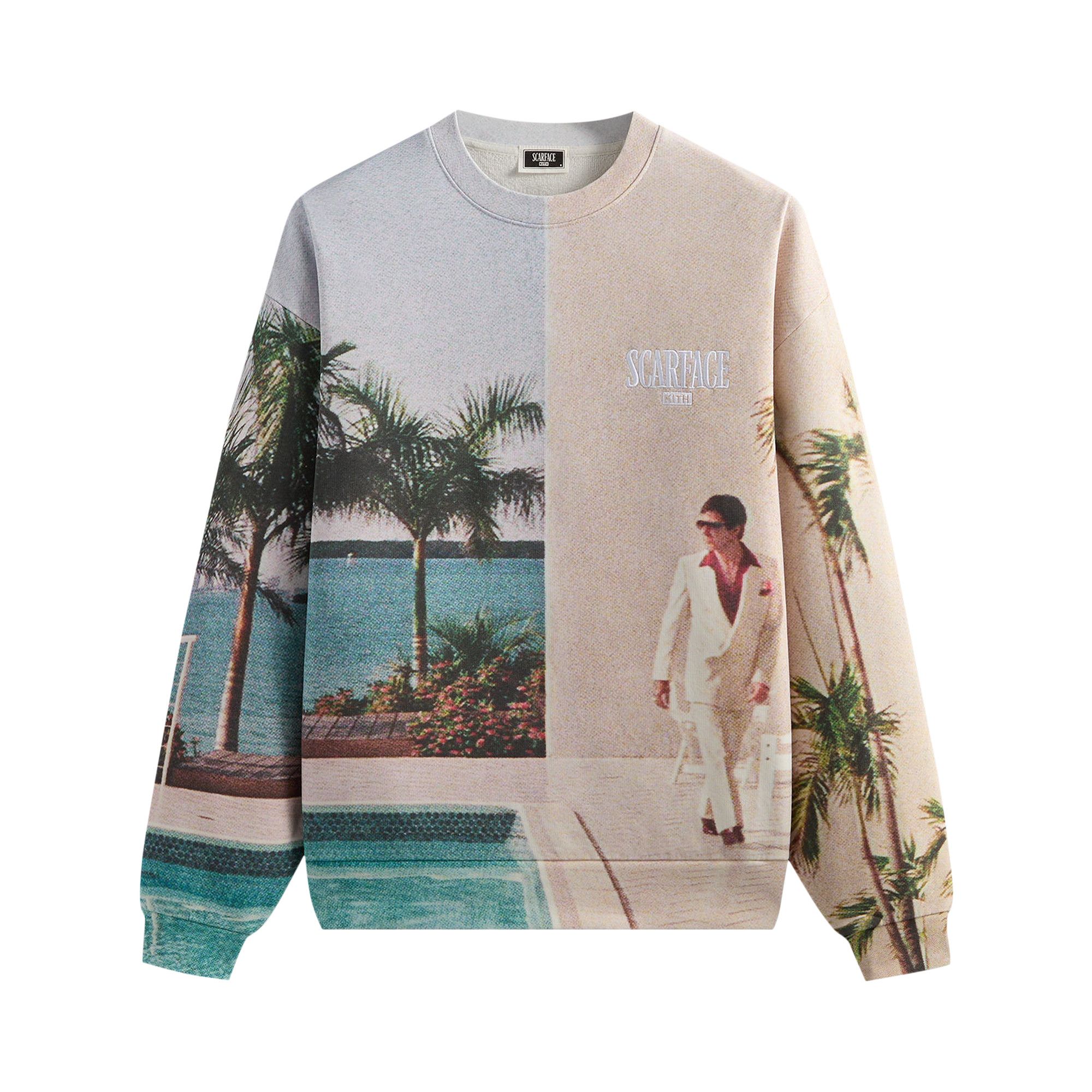 Buy Kith For Scarface Tony Miami Vintage Nelson Crewneck 'Multi