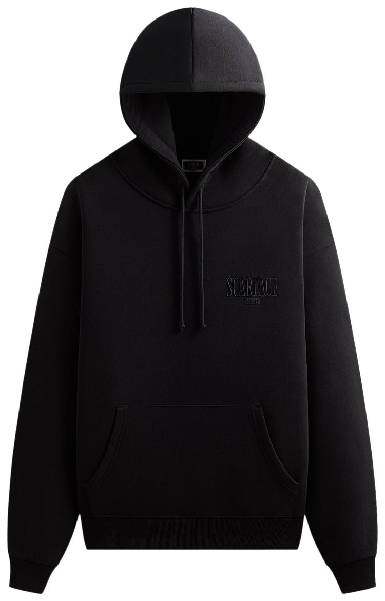 Kith For Scarface Tony Applique Nelson Hoodie Black