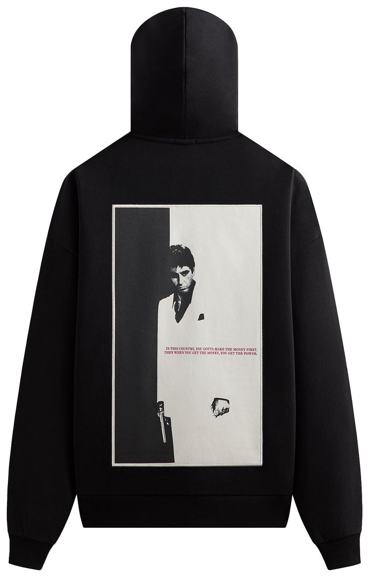Kith For Scarface Tony Applique Nelson Hoodie Black