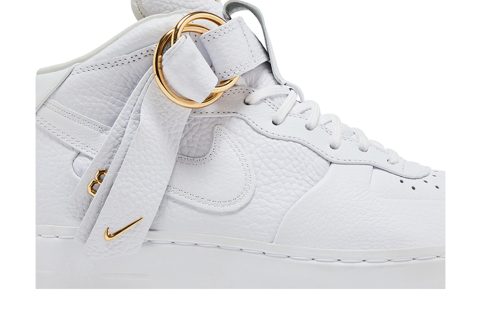 スニーカー Victor Cruz x NIKE Air Force 1 Mid CMFT 'White Gold' 2018 Buy Nike Victor Cruz x Air Force 1 Mid 'White Gold' - AO9298