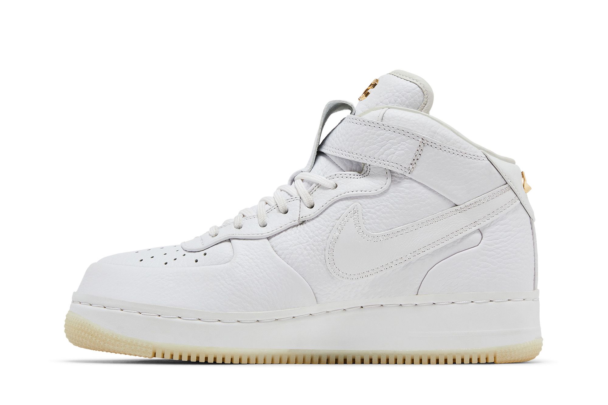 Buy Victor Cruz x Nike Air Force 1 Mid 'White Gold' - AO9298 100