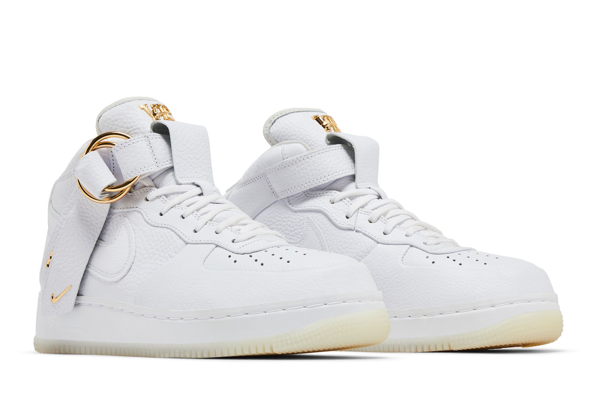 スニーカー Victor Cruz x NIKE Air Force 1 Mid CMFT 'White Gold' 2018 Buy Victor Cruz x Air Force 1 Mid 'White Gold' - AO9298 100