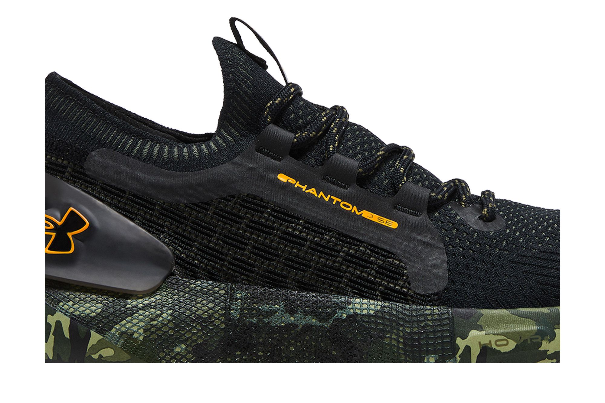 under armour hovr phantom black gold