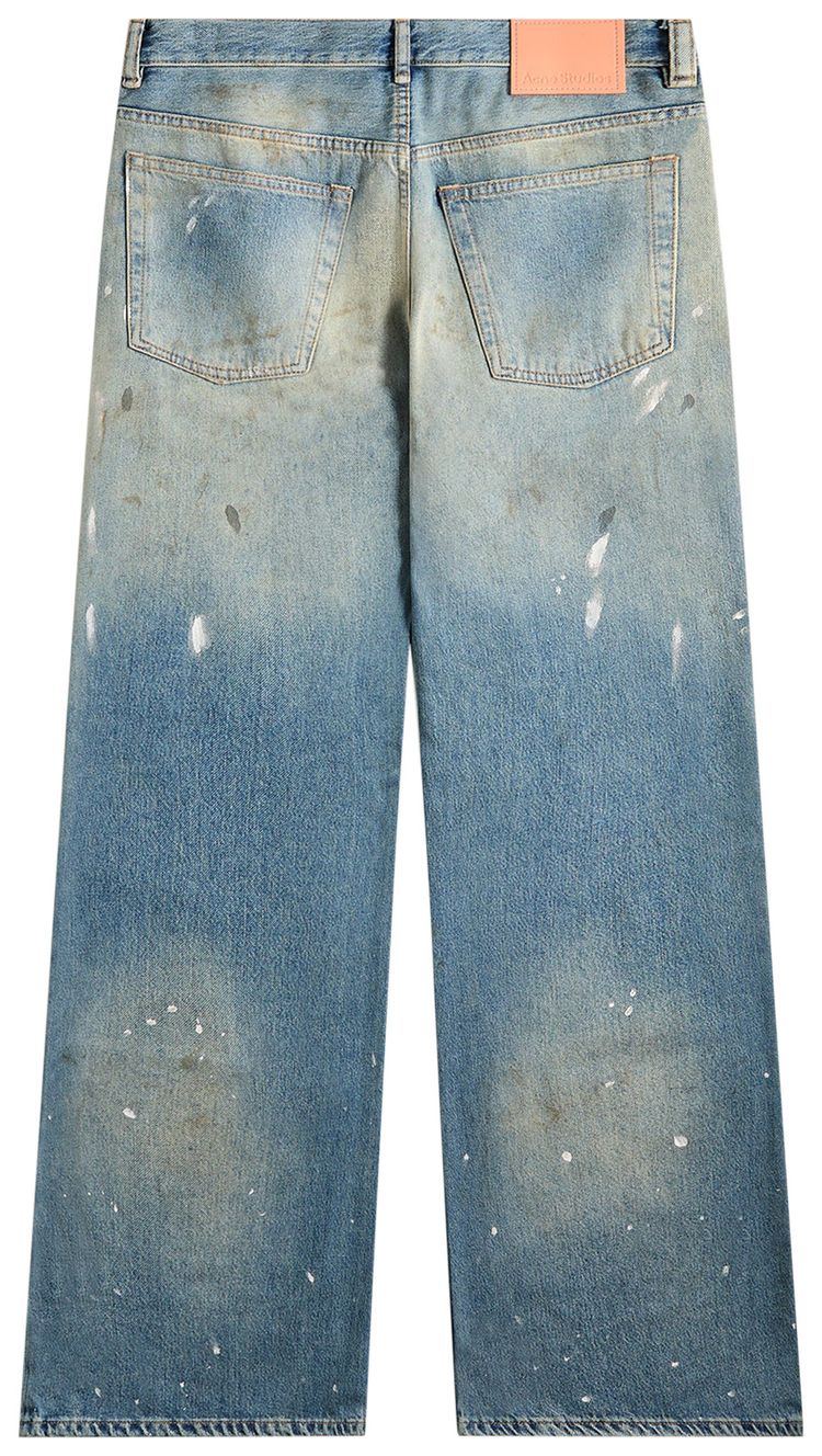 Acne Studios 2021M Loose Fit Jeans Light Blue