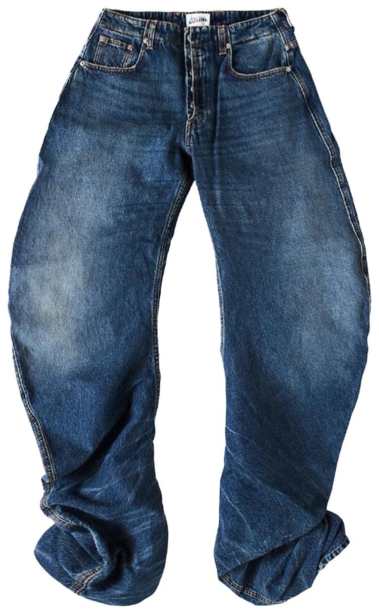 Jean Paul Gaultier Oversize Fit Jeans Vintage Blue