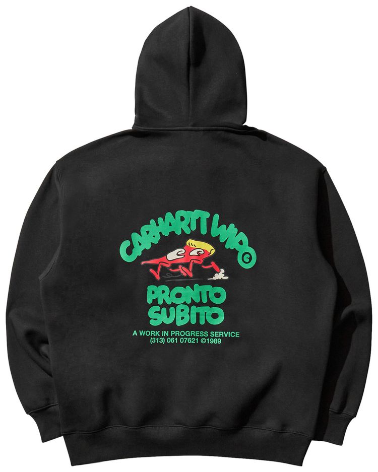 Carhartt WIP Hooded Pronto Sweat Jacket Black