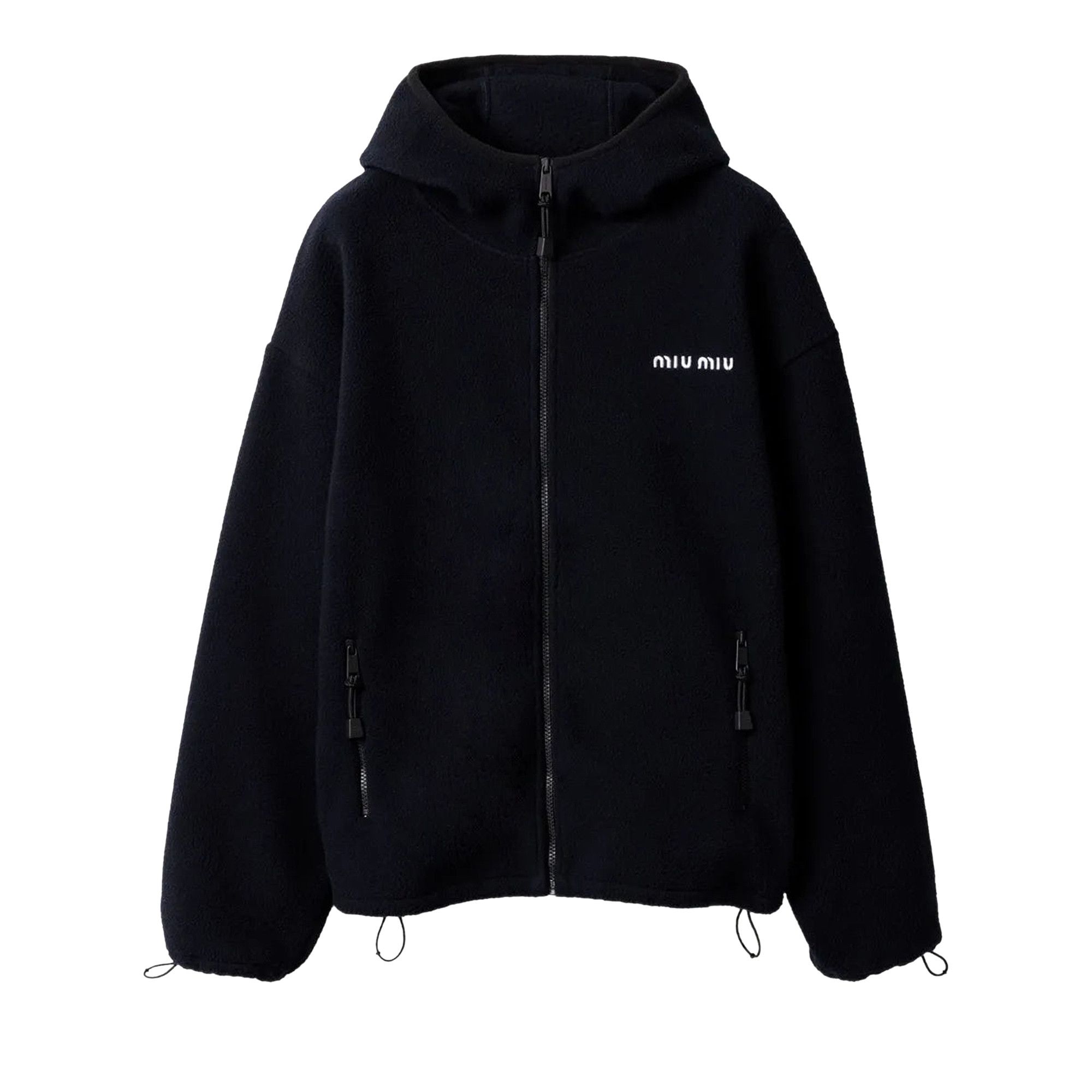 ♡miu miu ♡ フーディー ニット パーカー ニット M MiuMiu(ミュウミュウ) パーカー・フーディ(レディース