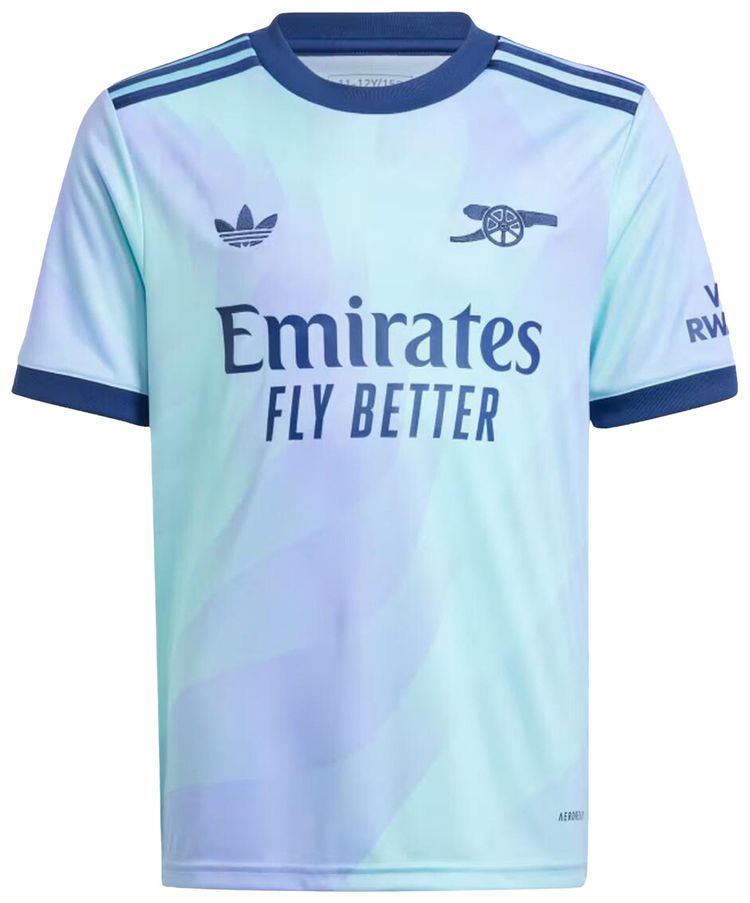 adidas Arsenal 2425 Third Jersey Clear AquaLight Flash Purple