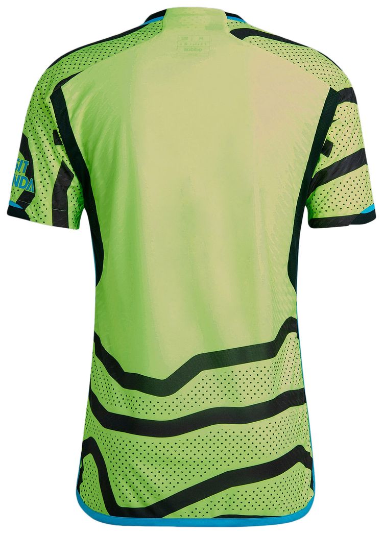 adidas Arsenal 2324 Away Authentic Jersey Team Solar Yellow 2Black