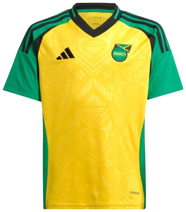 adidas Jamaica 2024 Home Jersey Hazy Yellow