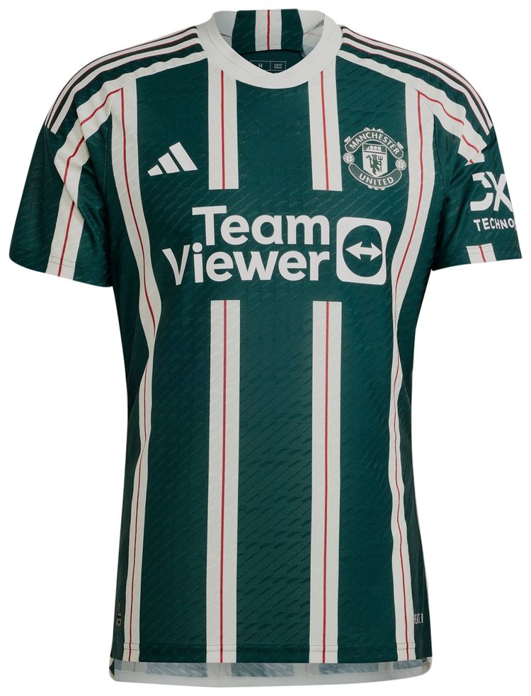 adidas Manchester United 2324 Away Authentic Jersey Green Night