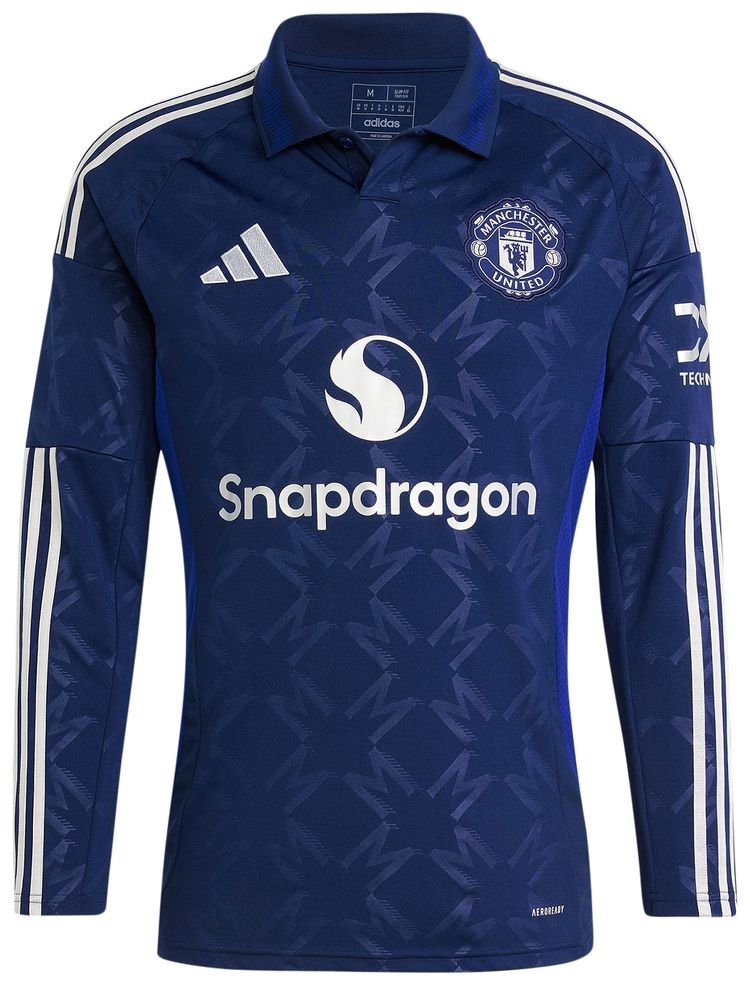 adidas Manchester United 2425 Long Sleeve Away Jersey Night Indigo