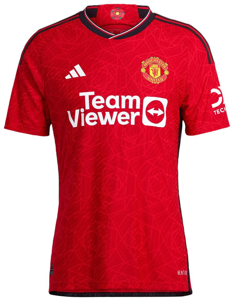adidas Manchester United 2324 Home Authentic Jersey Team College Red