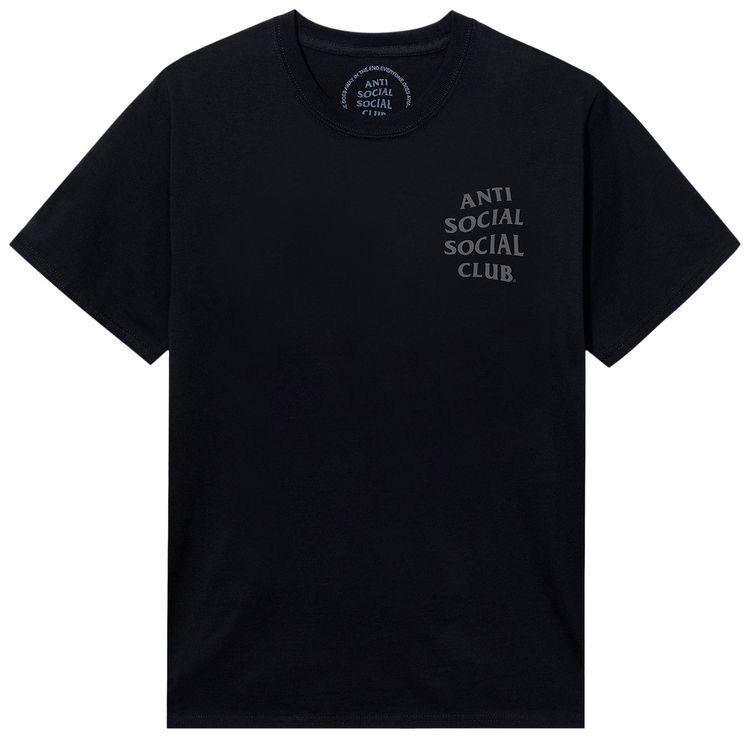 Anti Social Social Club Tonal Mind Games Tee Black