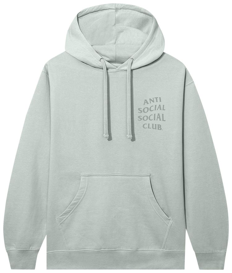 Anti Social Social Club Tonal Mind Games Hoodie Dusty Sage