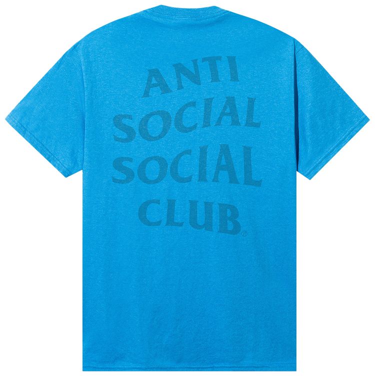 Anti Social Social Club Tonal Mind Games Tee Neon Blue
