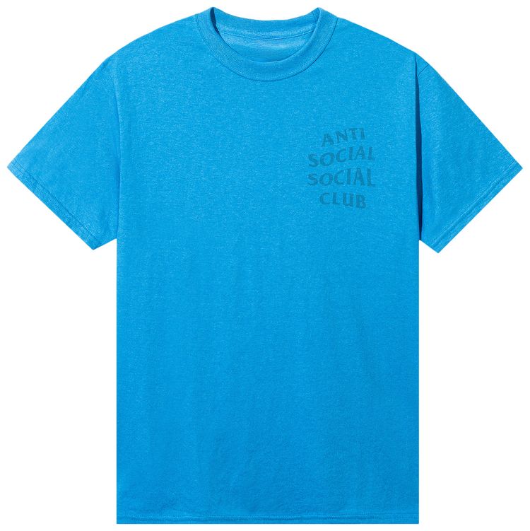Anti Social Social Club Tonal Mind Games Tee Neon Blue