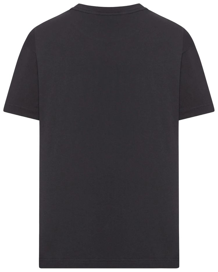 Palm Angels Curved Logo Tee BlackOff White