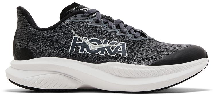 HOKA Mach 6 Kids Black White