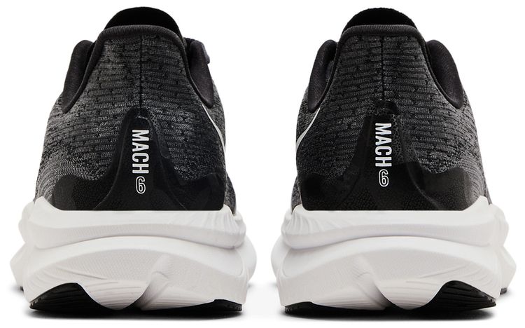 HOKA Mach 6 Kids Black White
