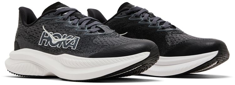 HOKA Mach 6 Kids Black White