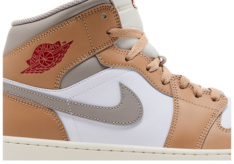 Air Jordan 1 Mid Hemp White