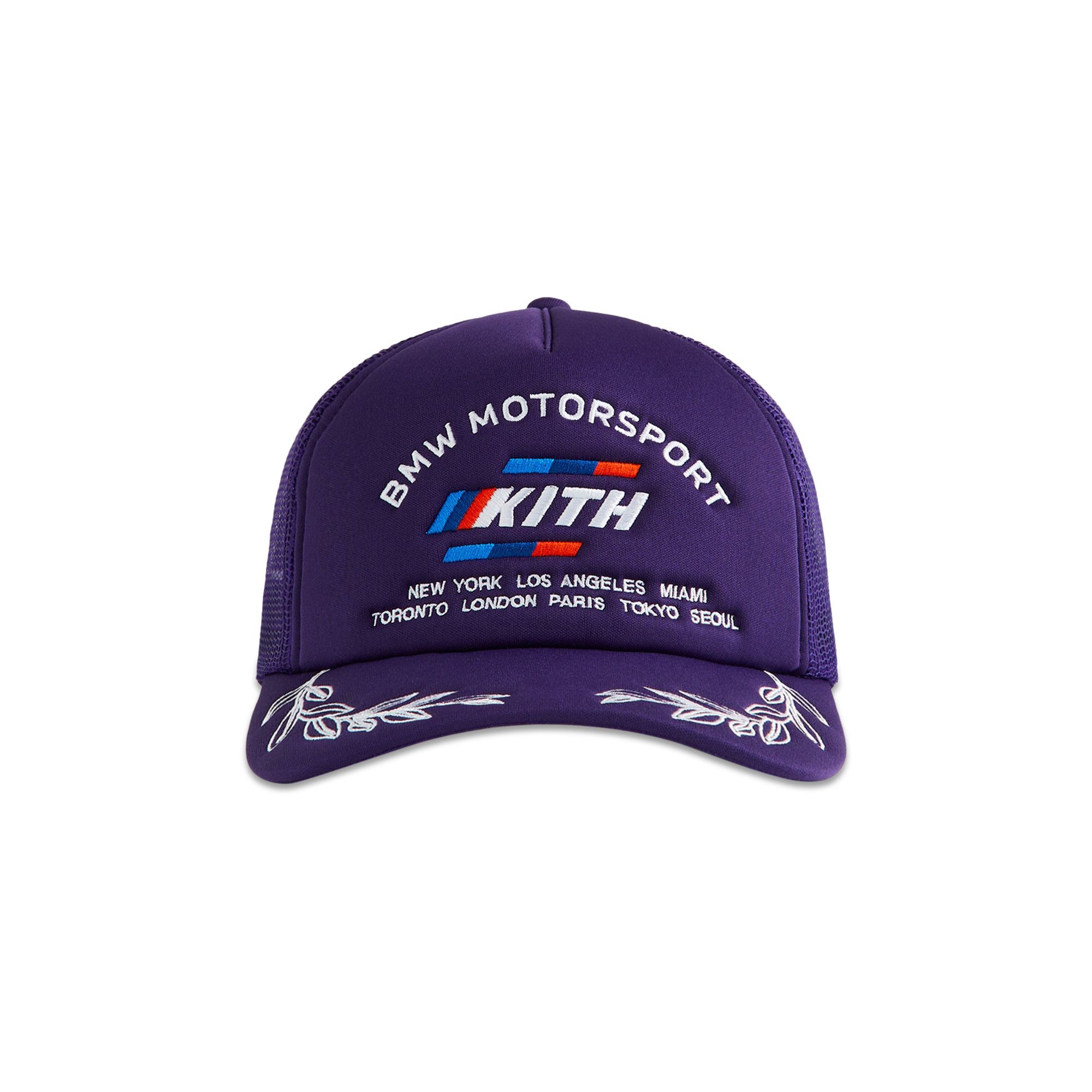 Buy Kith x BMW M Nolan Trucker Hat 'Techno Violet' - KHM050907 599