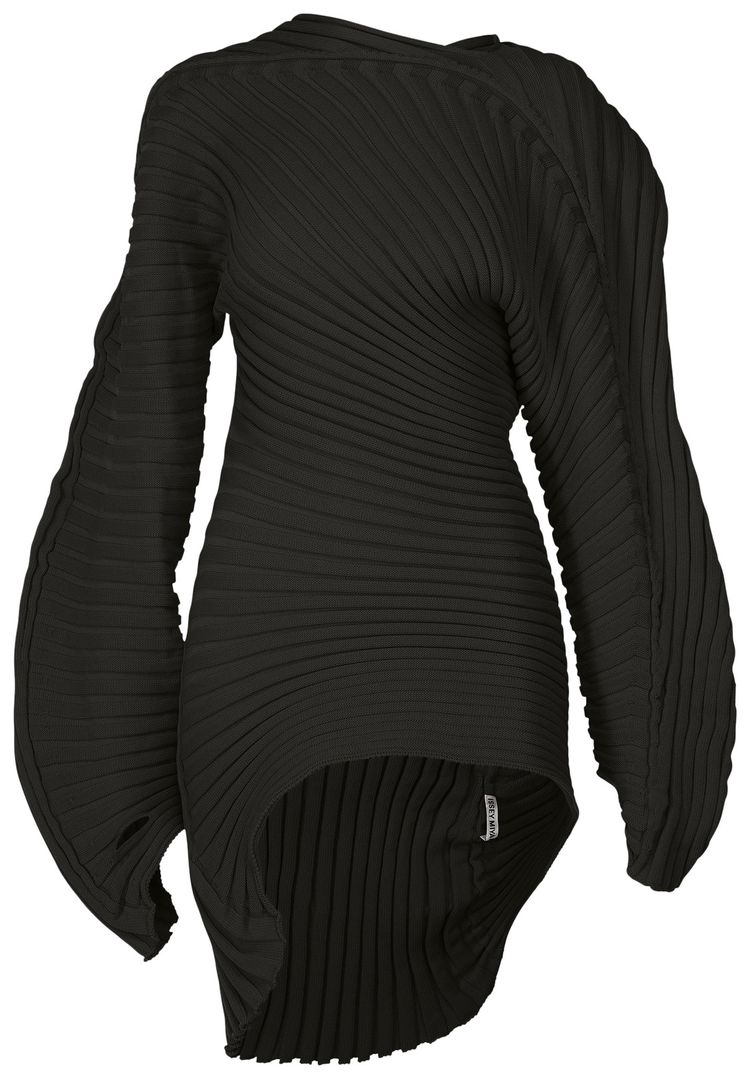 Issey Miyake Knit As It Is Top Black