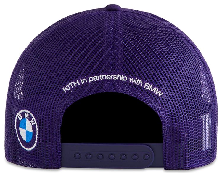 Kith x BMW M Nolan Trucker Hat Techno Violet