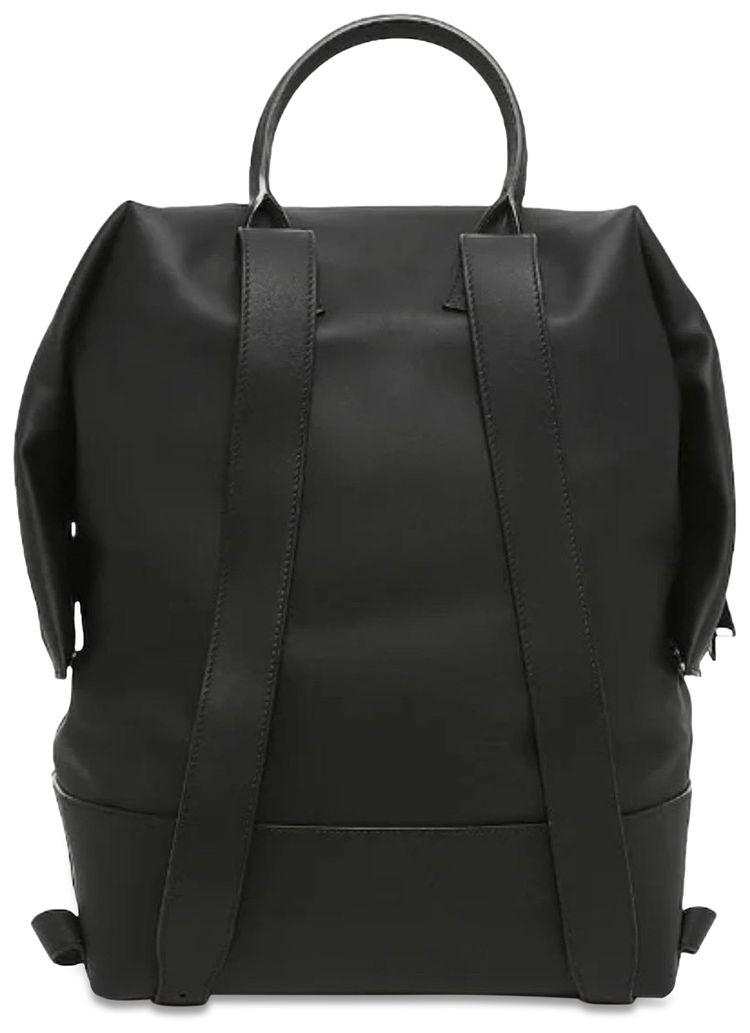 Bottega Veneta Leather Backpack Black