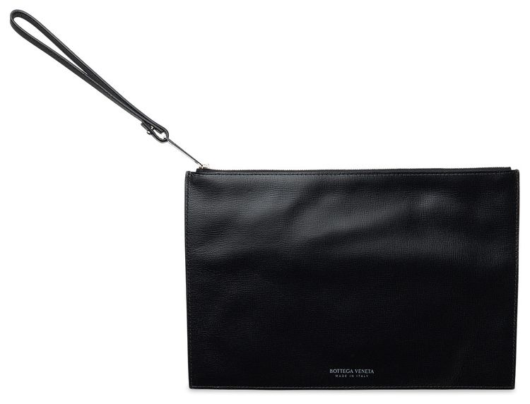 Bottega Veneta Leather Pouch Black
