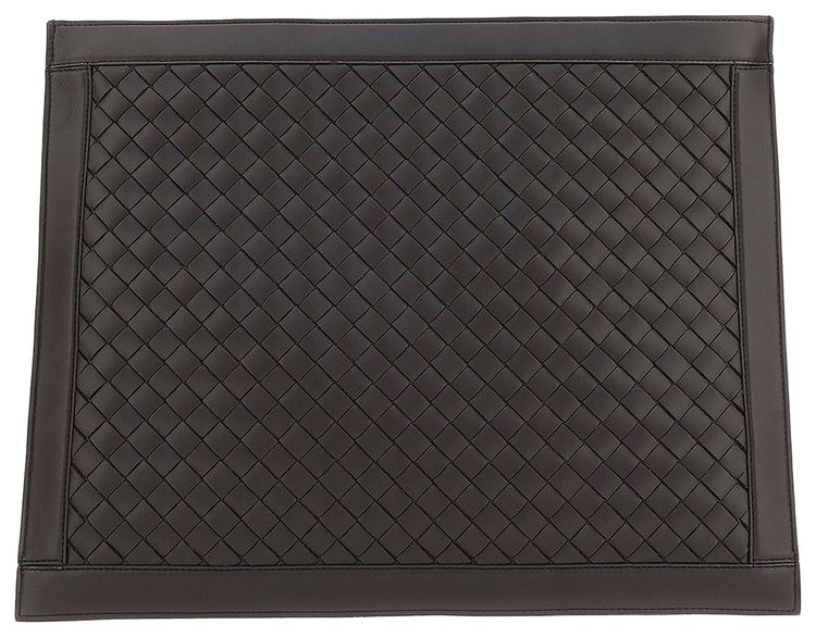 Bottega Veneta Woven Document Case Brown