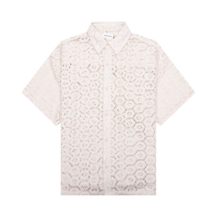 Honor The Gift Crochet Button Up Bone