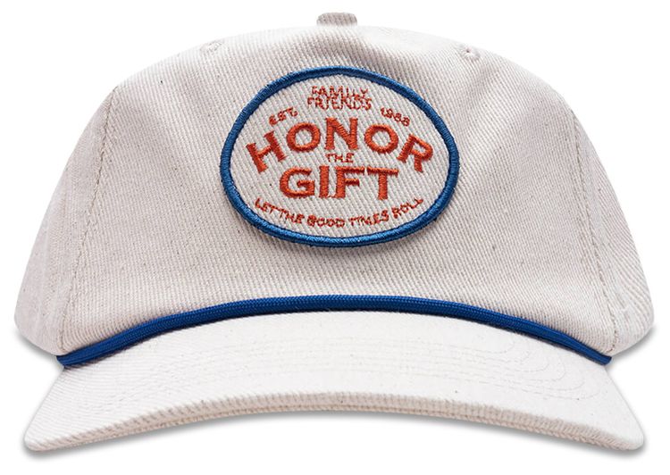 Honor The Gift EST 1988 Patch Trucker Cap Bone
