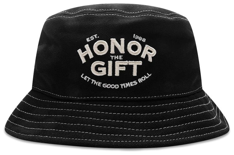 Honor The Gift EST 1988 Bucket Hat Black