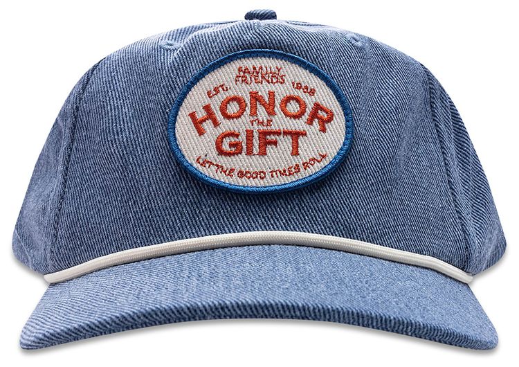 Honor The Gift EST 1988 Patch Trucker Cap Denim
