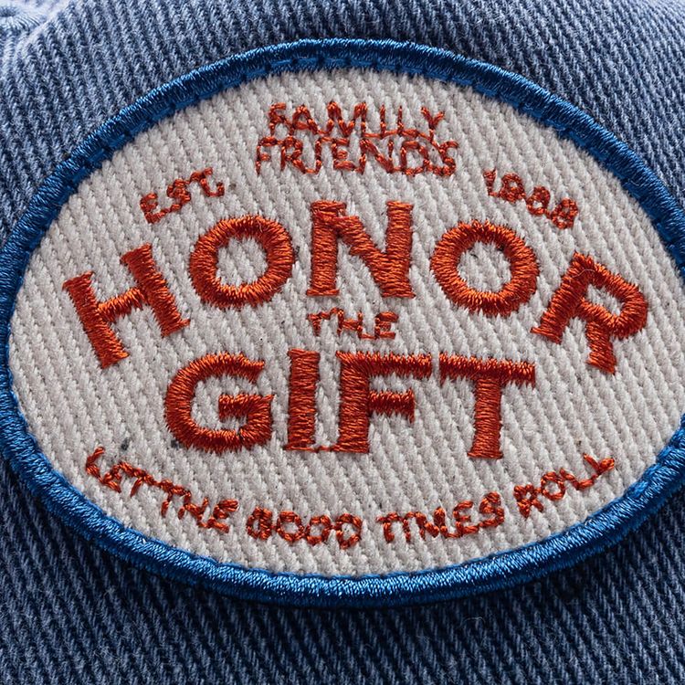 Honor The Gift EST 1988 Patch Trucker Cap Denim