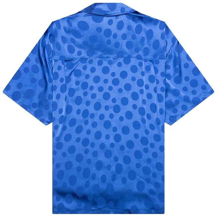 Honor The Gift Polka Dot Camp Shirt Blue