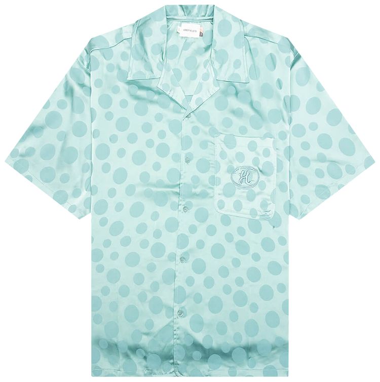 Honor The Gift Polka Dot Camp Shirt Green