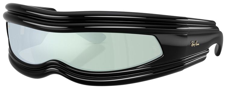 Ray Ban x AAP ROCKY Ultra Wrap 001 Sunglasses BlackTranslucent