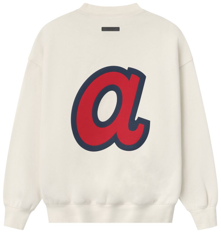 Fear of God Essentials Braves Crewneck Cream White
