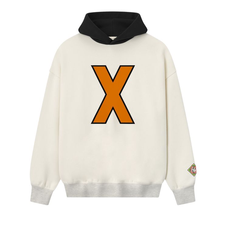 Fear of God Essentials Cuban X Giants Hoodie Cream White Black