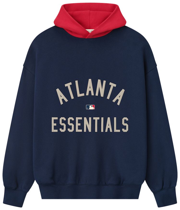 Fear of God Essentials Braves Hoodie NavyRed