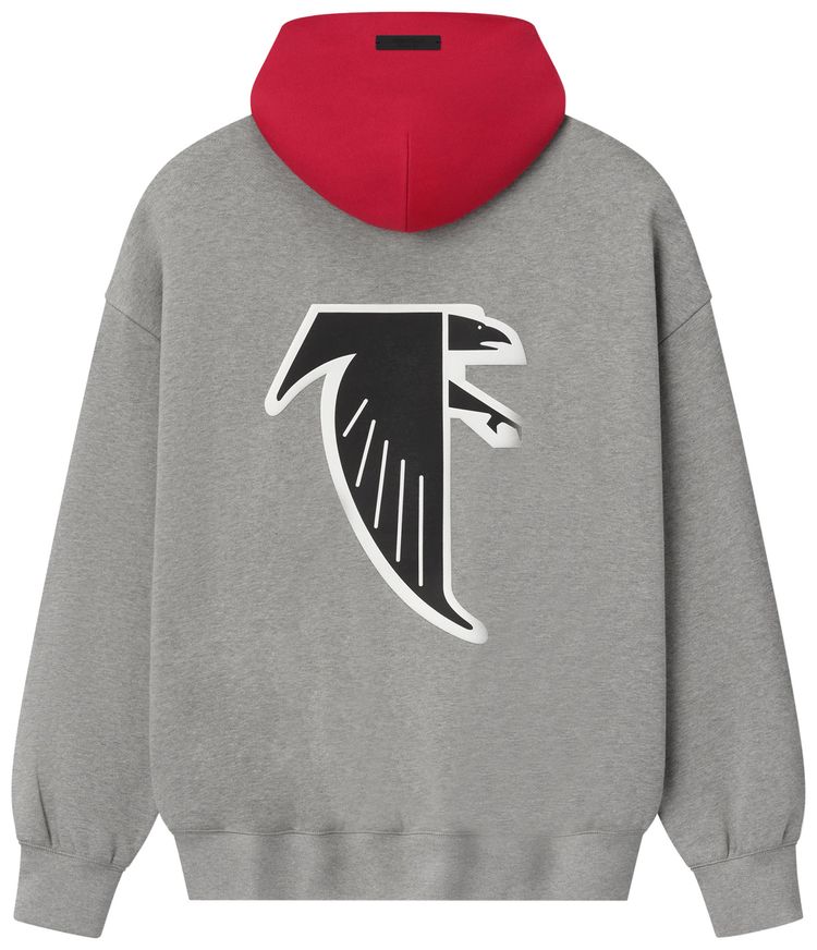 Fear of God Essentials Falcons Hoodie Dark HeatherRed
