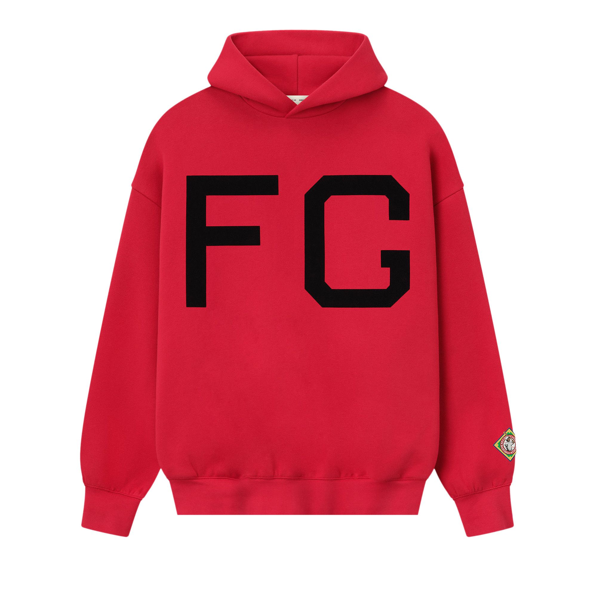 Buy Fear of God Essentials FG Monarchs Hoodie 'Red' - 192NL256591F