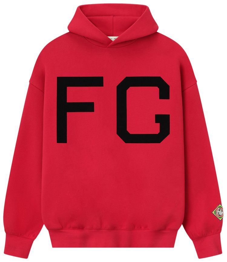 Fear of God Essentials FG Monarchs Hoodie Red