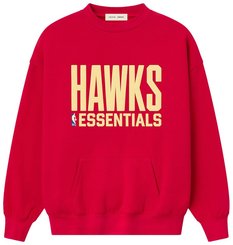 Fear of God Essentials Hawks Crewneck Red