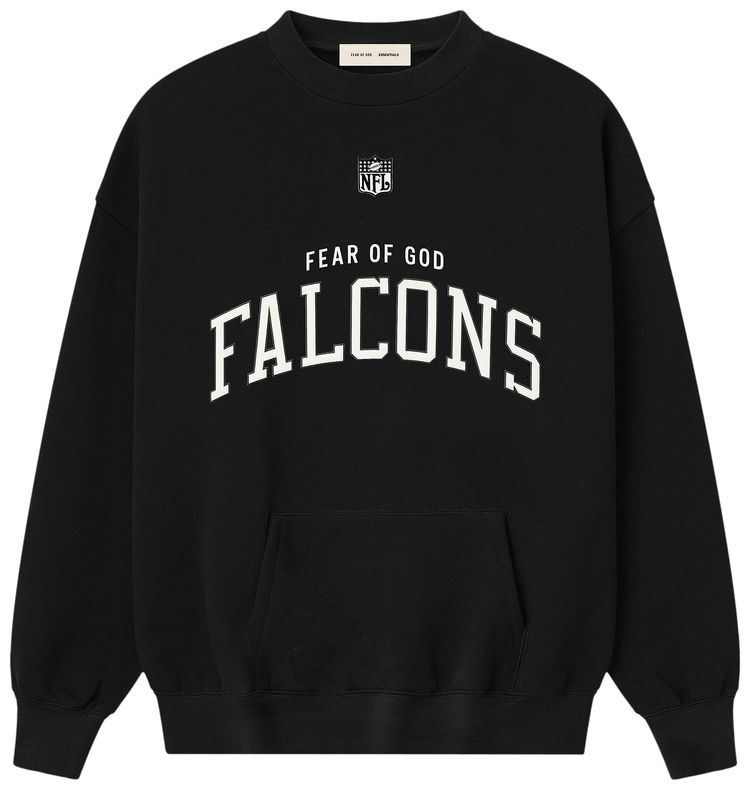 Fear of God Essentials Falcons Crewneck Black